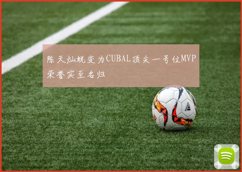 陈天灿蜕变为CUBAL顶尖一号位MVP荣誉实至名归